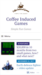 Mobile Screenshot of coffeeinducedgames.co.uk
